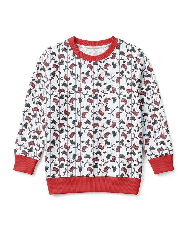 Hockey Rink Bamboo Crewneck Sweatshirt