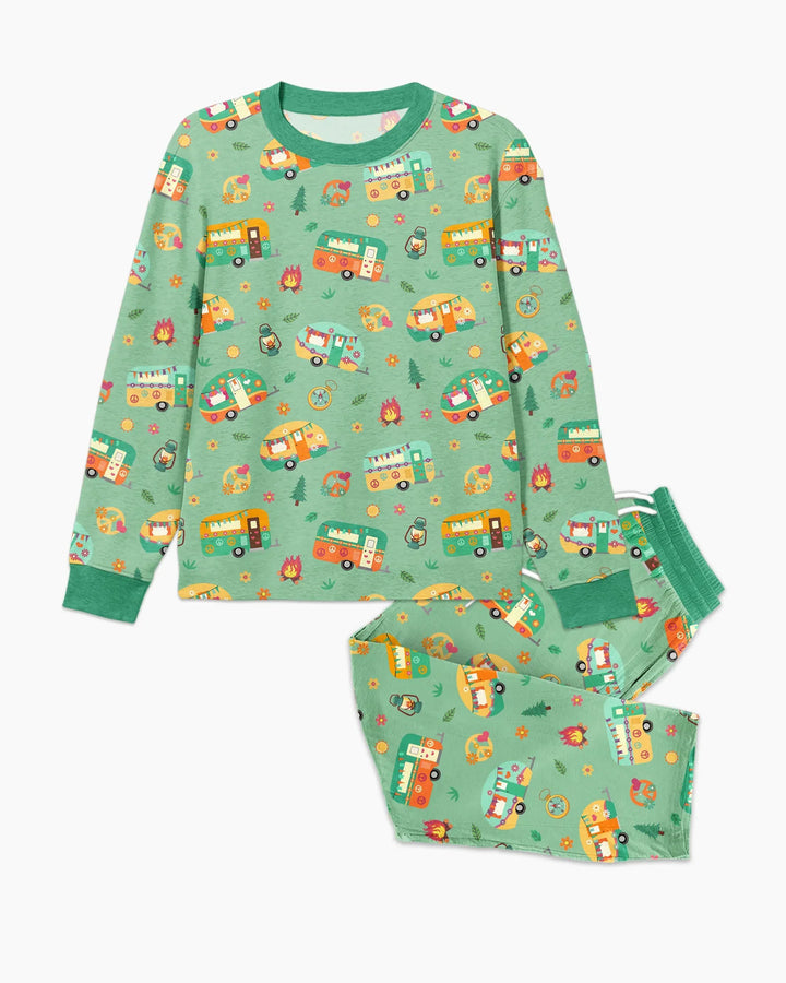 Happy Little Camper Bamboo Men's Pajama Set