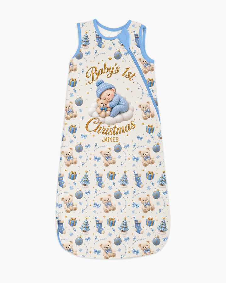 Baby First Christmas Bamboo Sleep Bag
