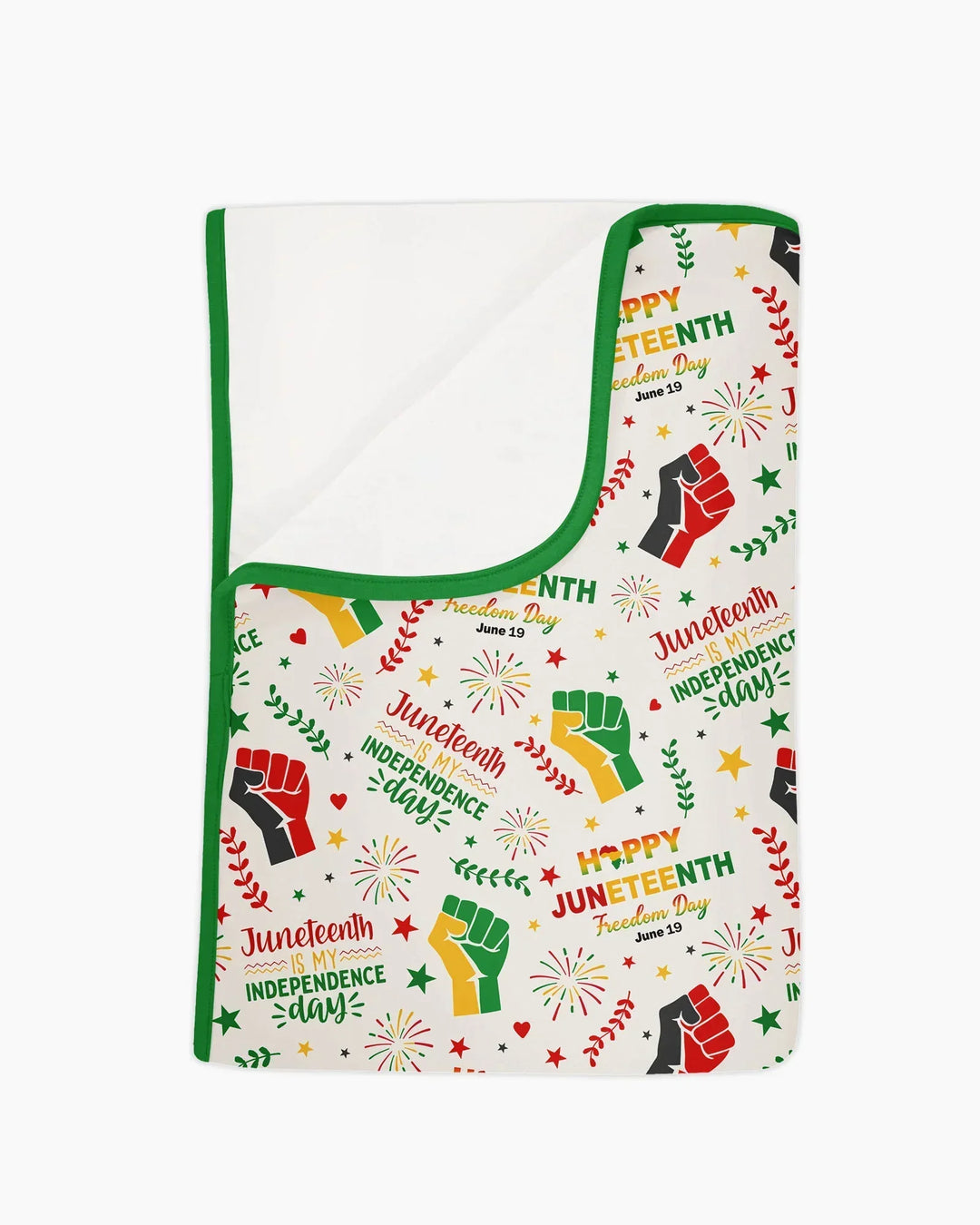 Happy Juneteenth Freedom Day Bamboo Blanket