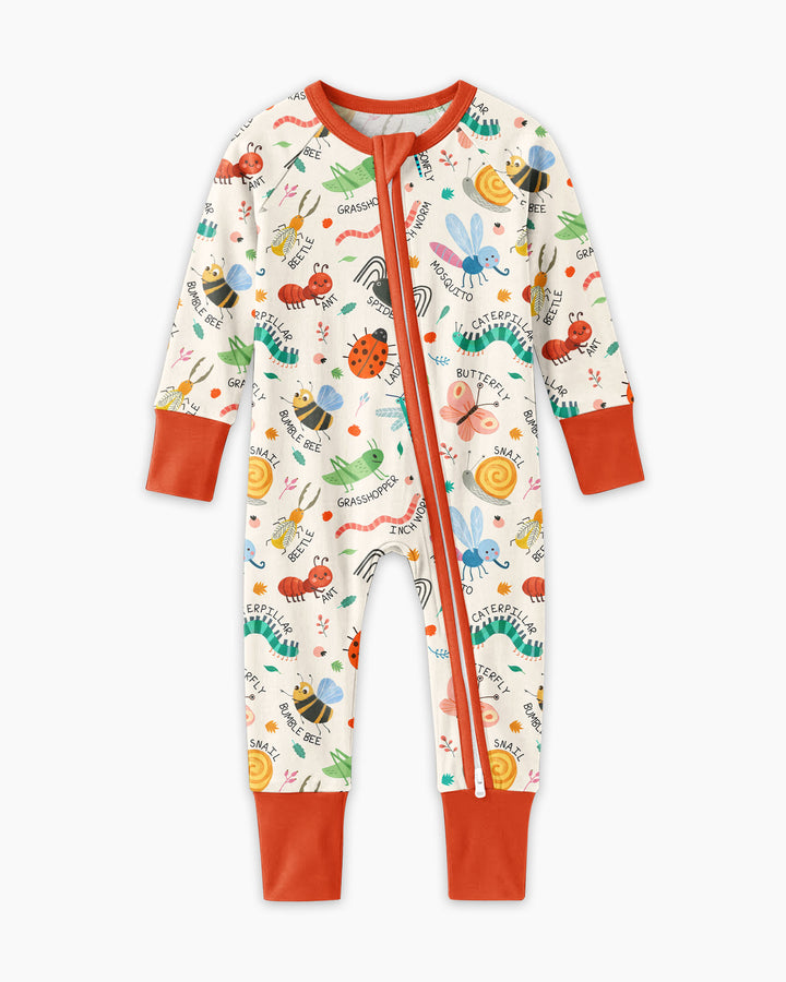Bug Field Guide Bamboo Convertible Zippy