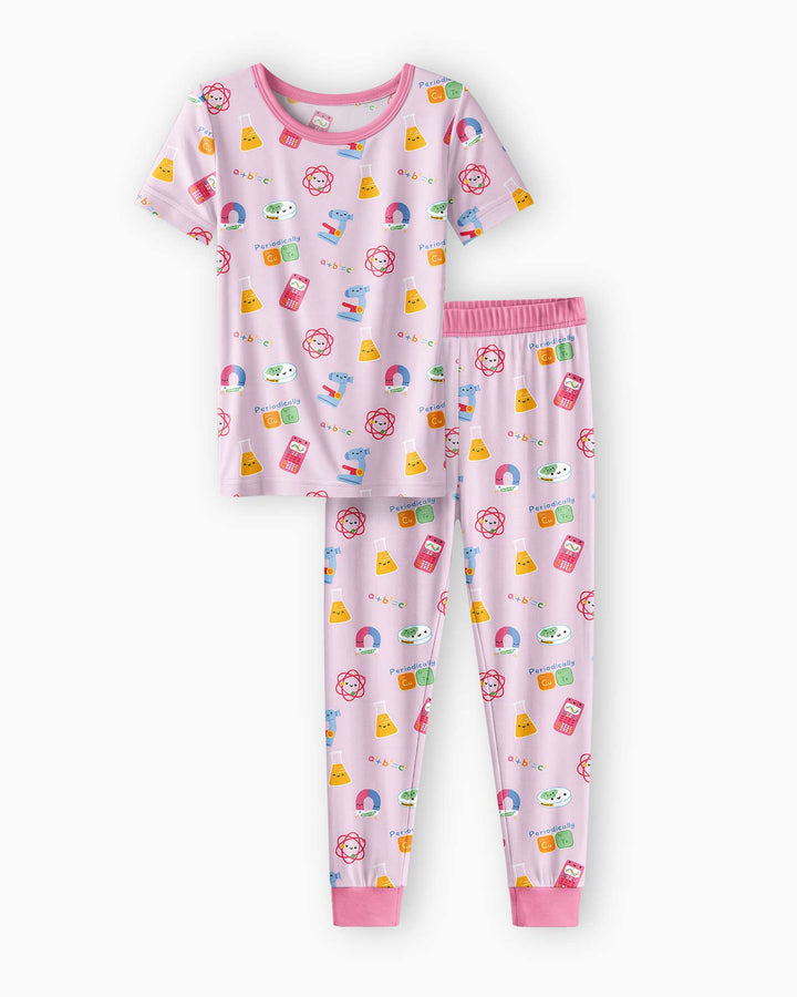 Scientist Lover Family Matching Bamboo Two Piece Short Sleeve Pajama Set