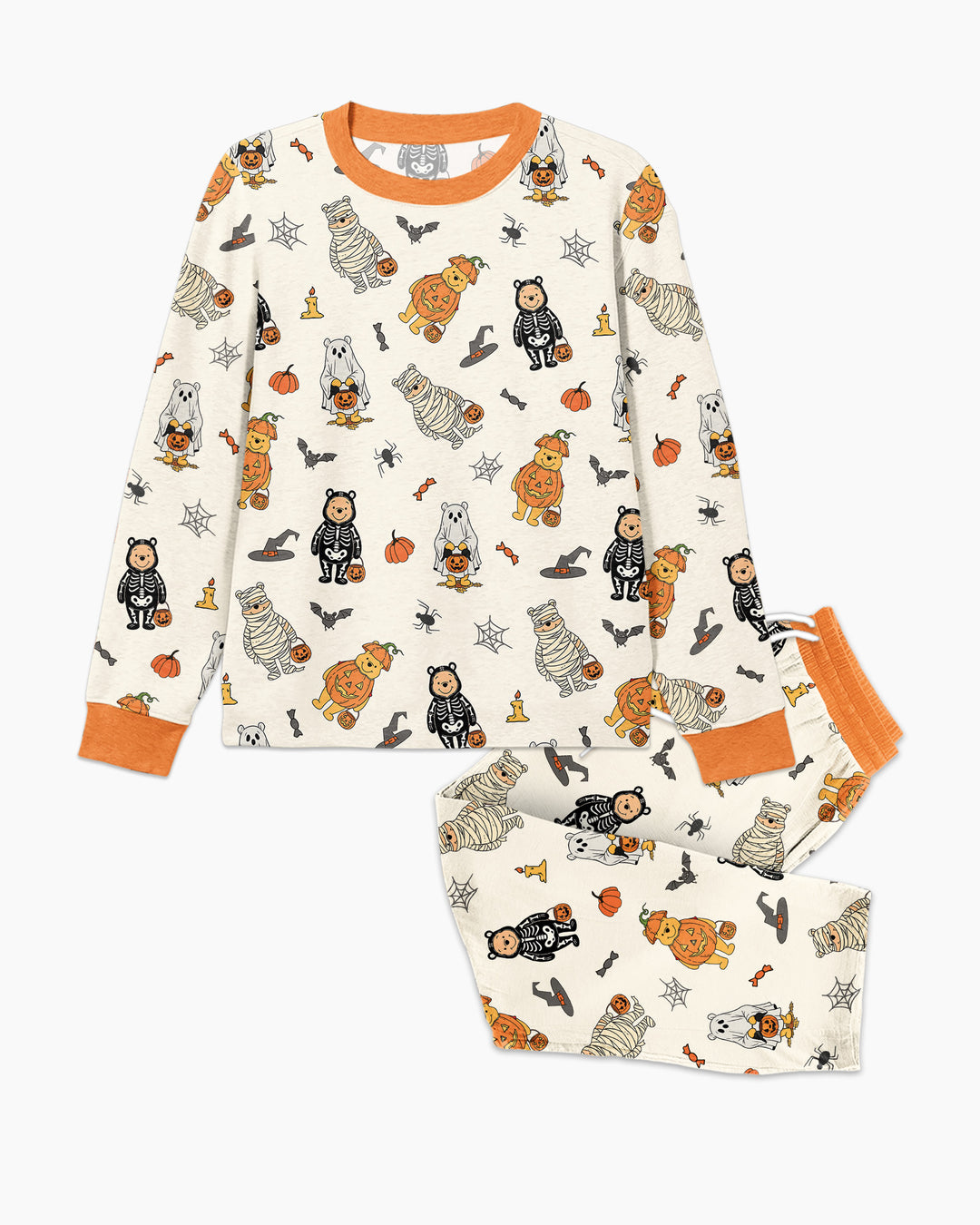 Retro Trick Or Treat Bamboo Men's Pajama Set