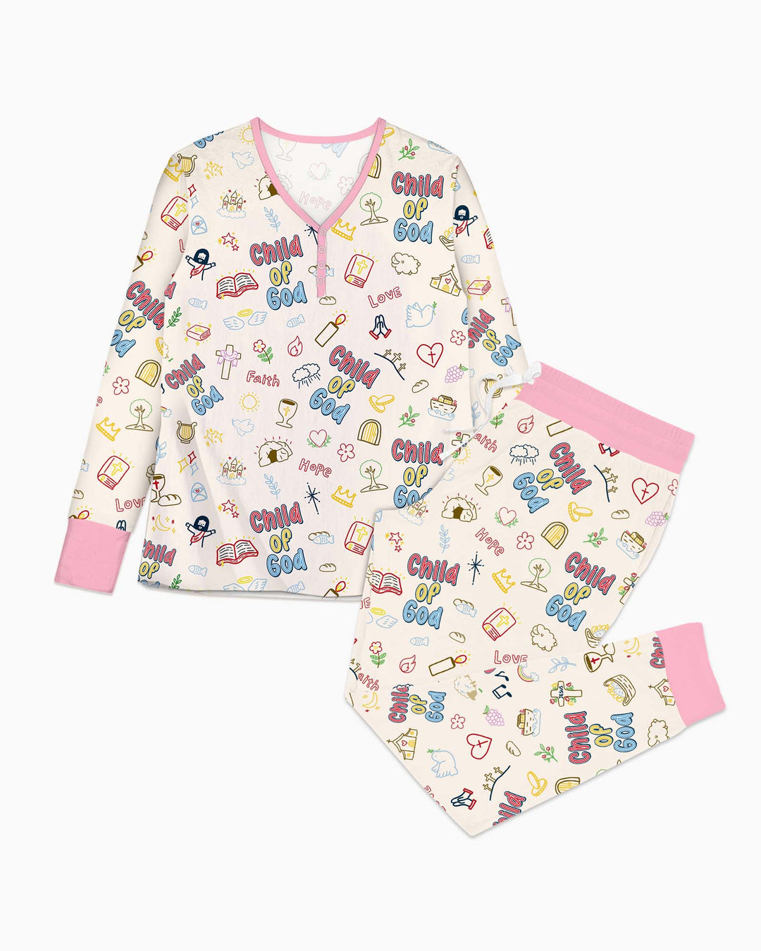 Vorlage Bambus Damen Pyjama Set
