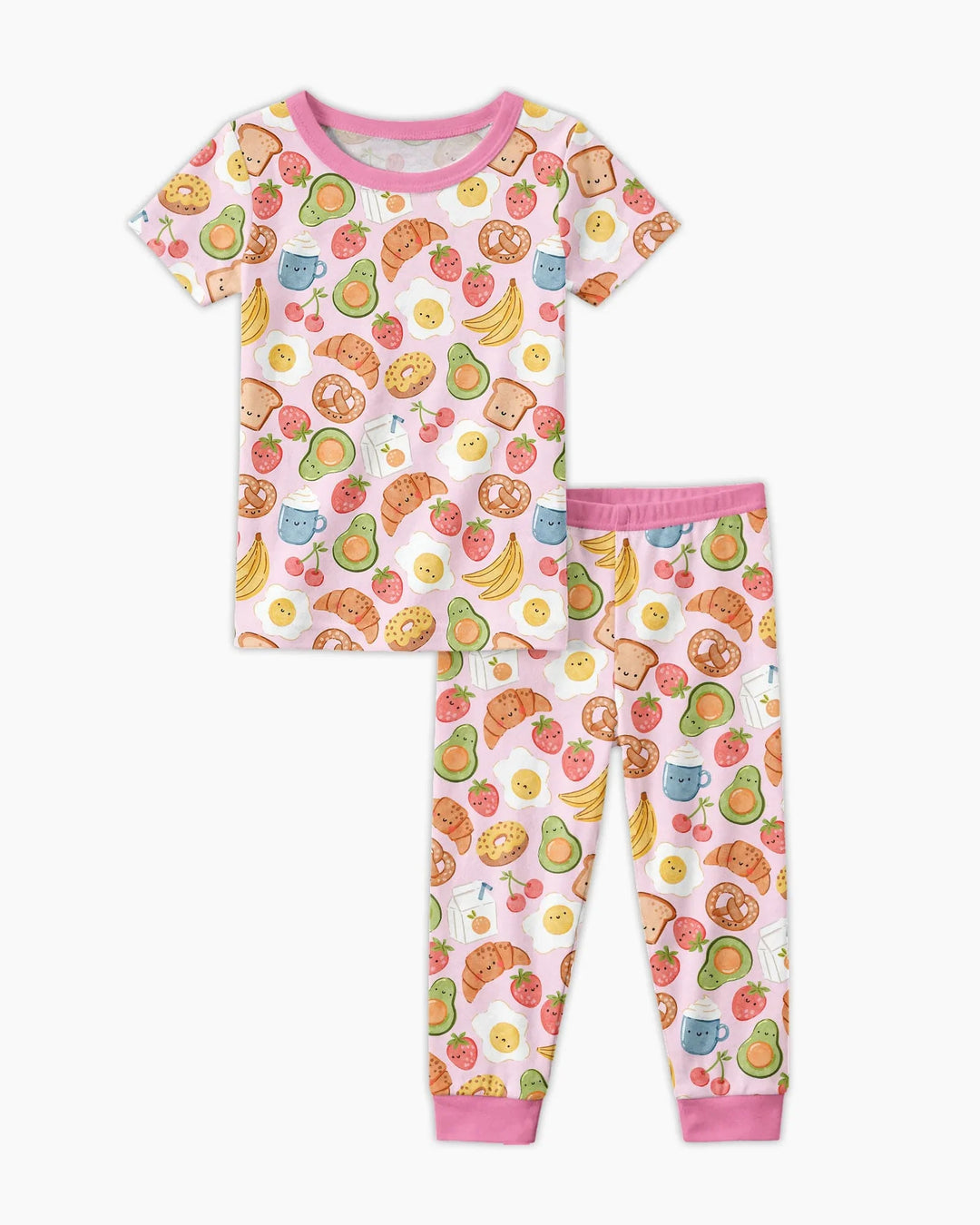 Zweiteiliges, kurzärmliges Pyjama-Set mit Marienkäfern