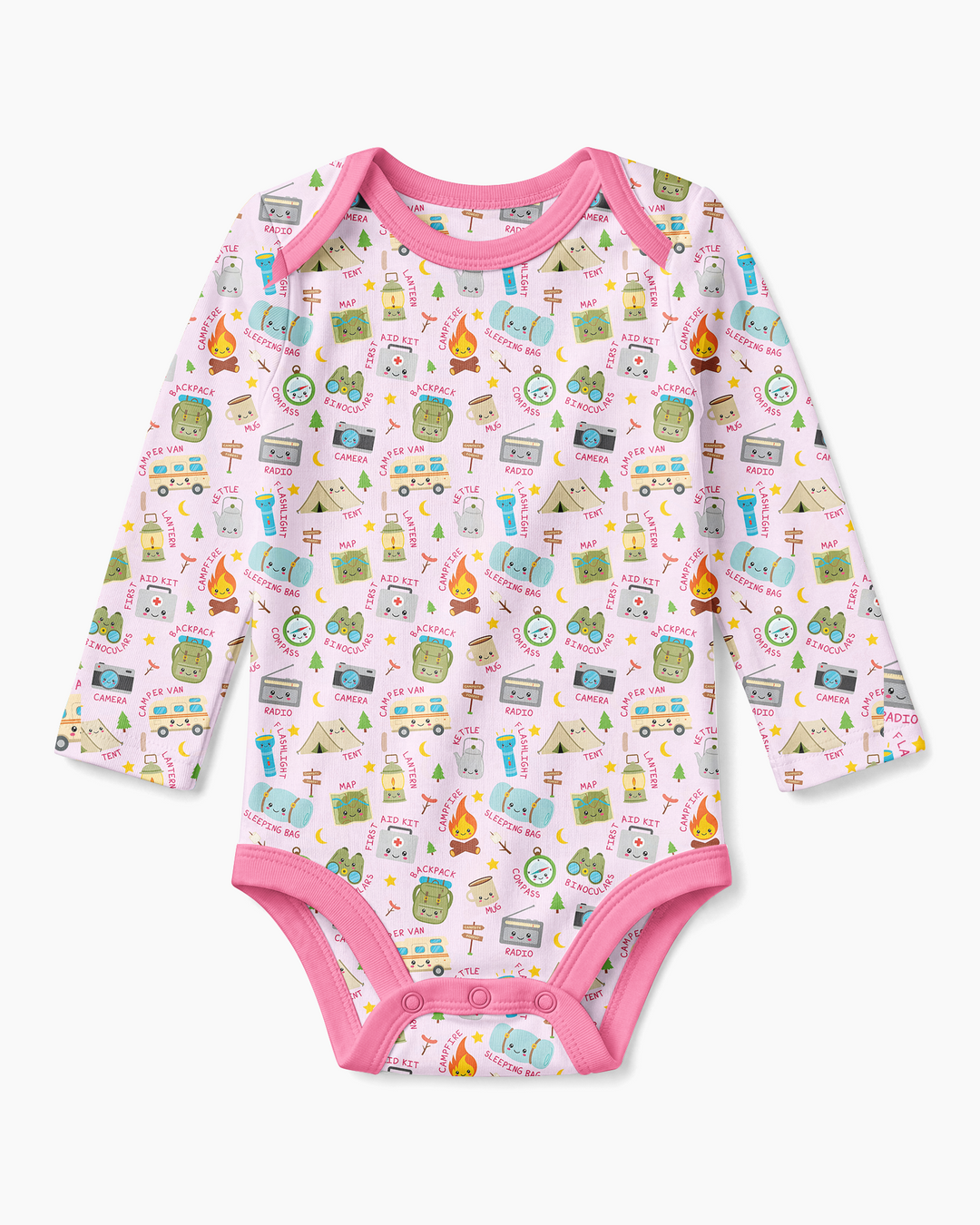 Gerippte Babykleidung mit individuellem Foto - Weich &amp; Skizzenhaft