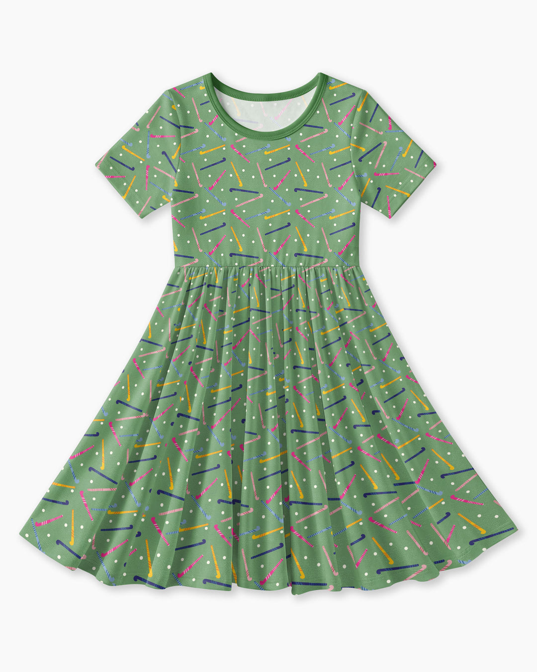Field Hockey Fun Bamboo Twirl Dress