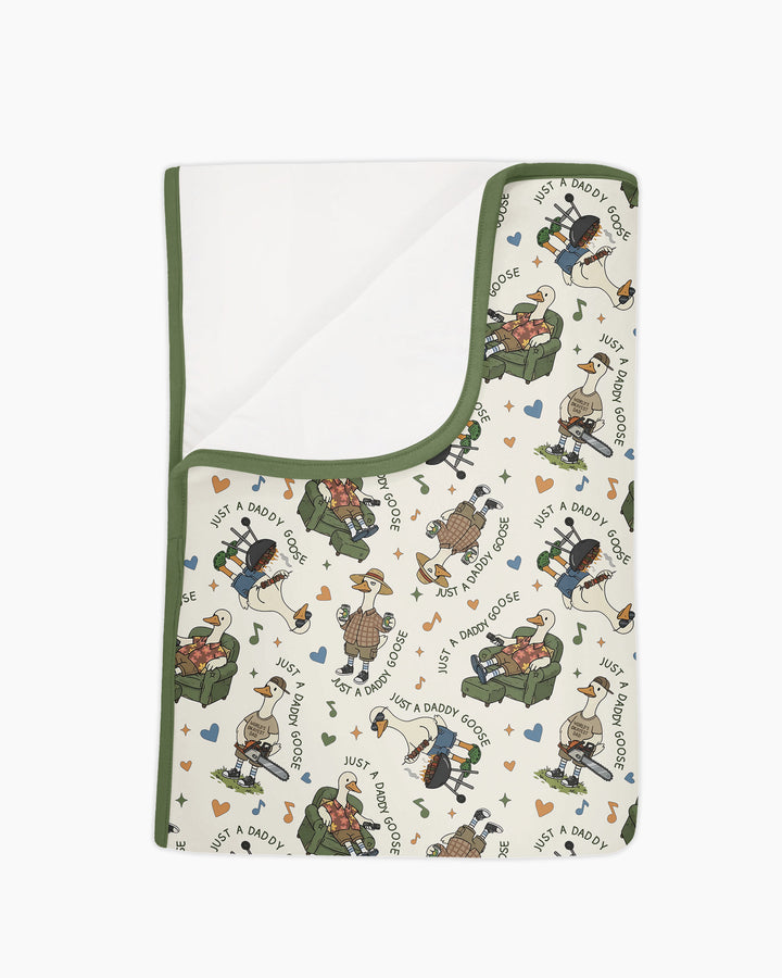 Just A Daddy Goose Family Matching Bamboo Blanket