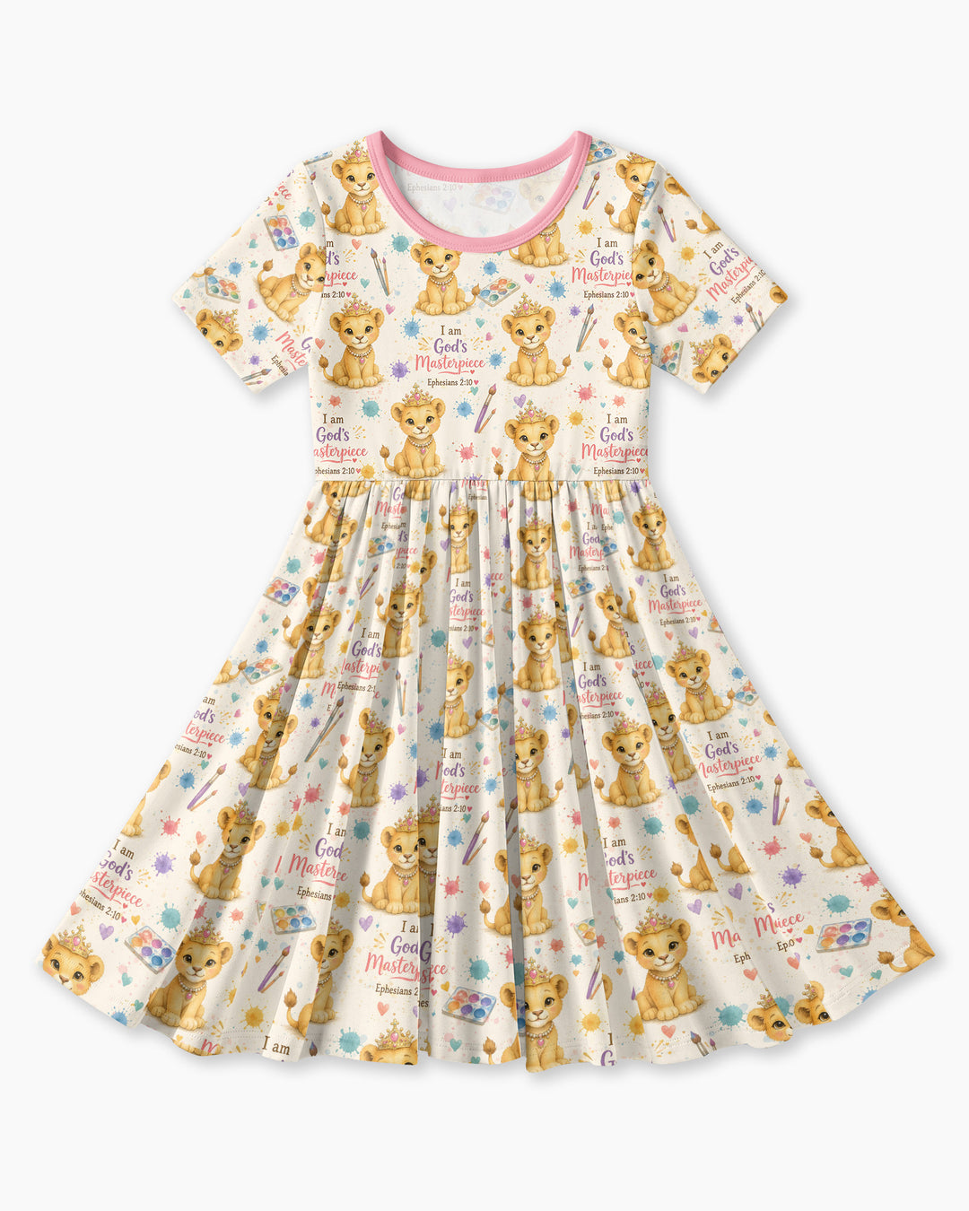 I Am God's Masterpiece Bamboo Twirl Dress
