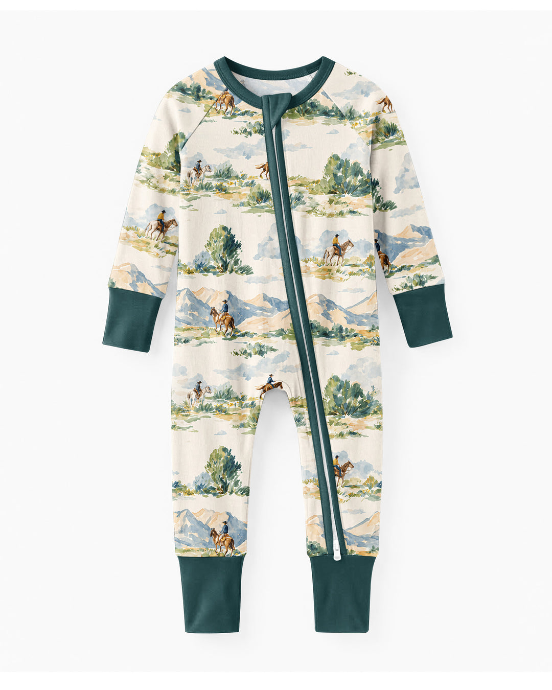 Western Cowboy Landscape Bamboo Convertible Zippy