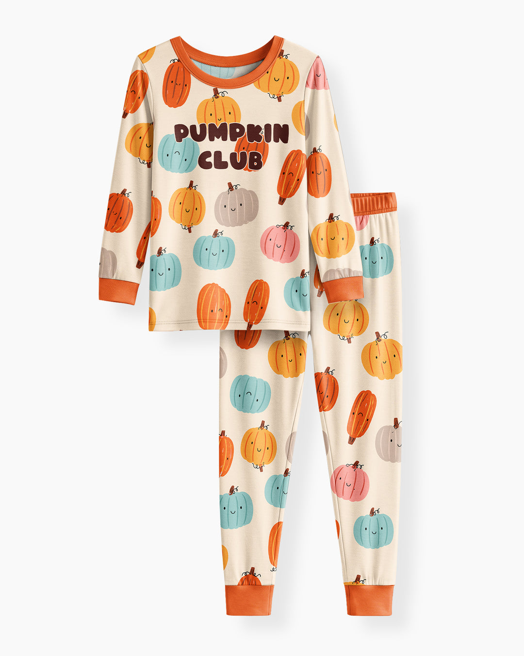 Mommy's Little Pumpkin  Bamboo Two Piece Long Sleeve Pajama Set