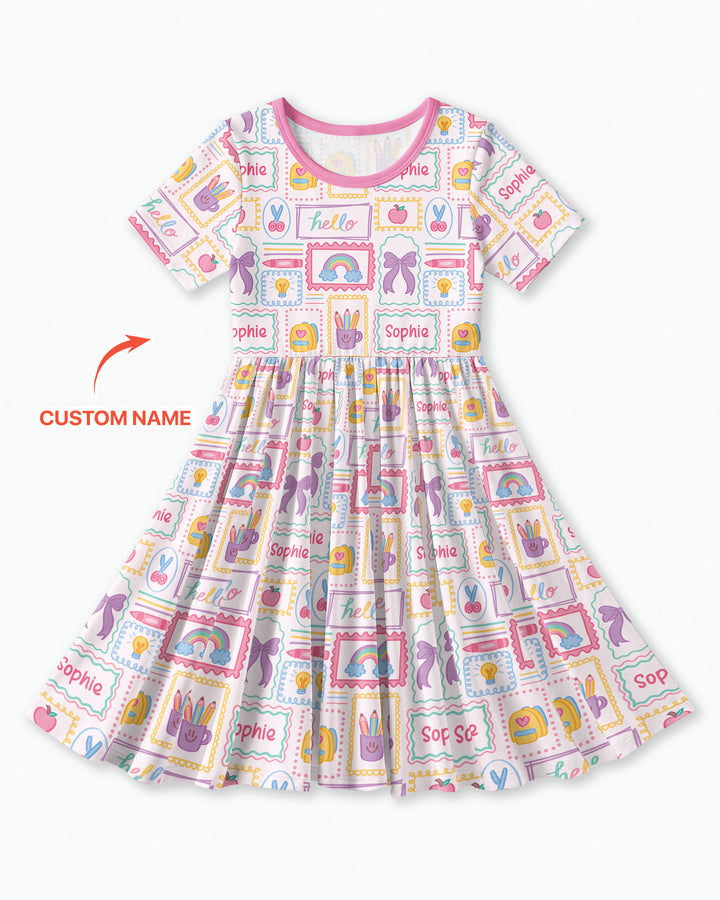 Vorlage Bambus Twirl Kleid