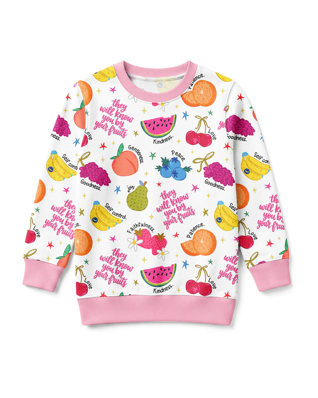 They Will Know You By Your Fruits Bamboo Crewneck Sweatshirt