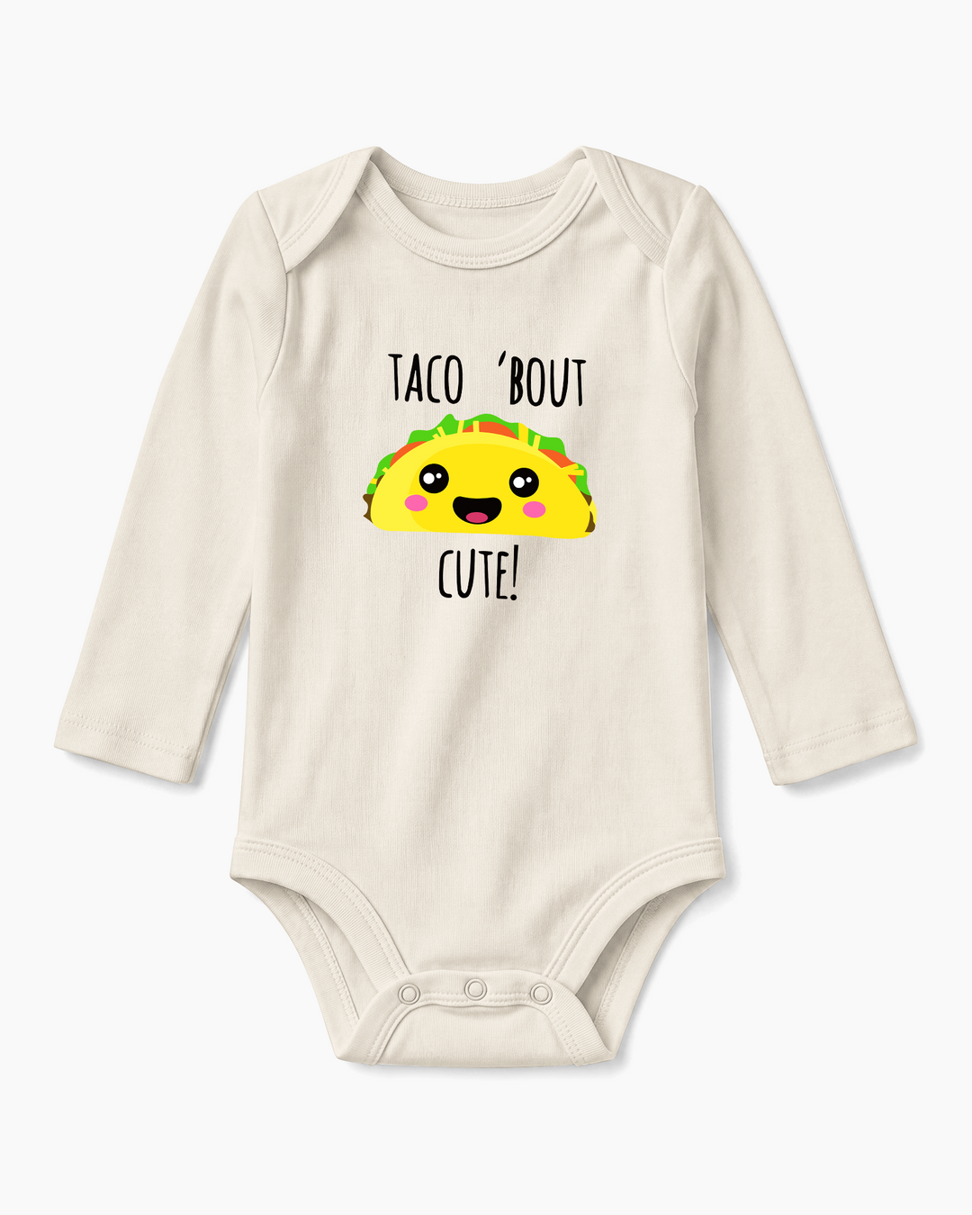 Taco 'Bout Cute Funny Taco Baby Bamboo Bodysuit