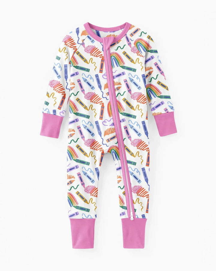 Crayon Chaos  Bamboo Convertible Zippy