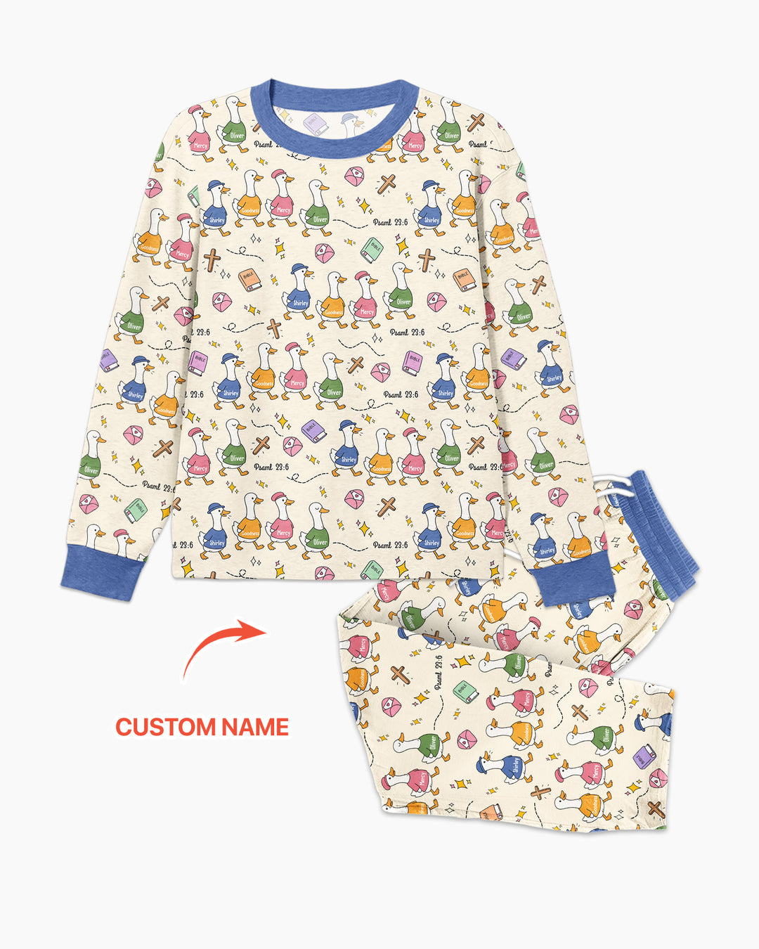 Psalm 23:6 Matching Family Bamboo Men's Pajama Set
