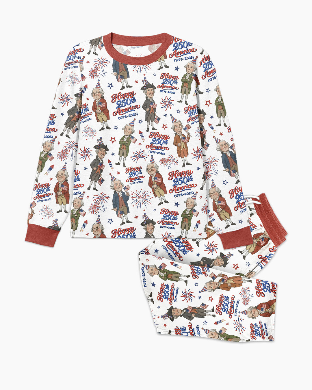 Party Like It's 1776 Family Matching Bamboo Men's Pajama Set