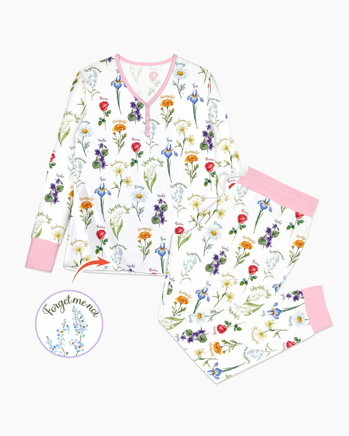 Marian Garden Bamboo Women Pajama Set