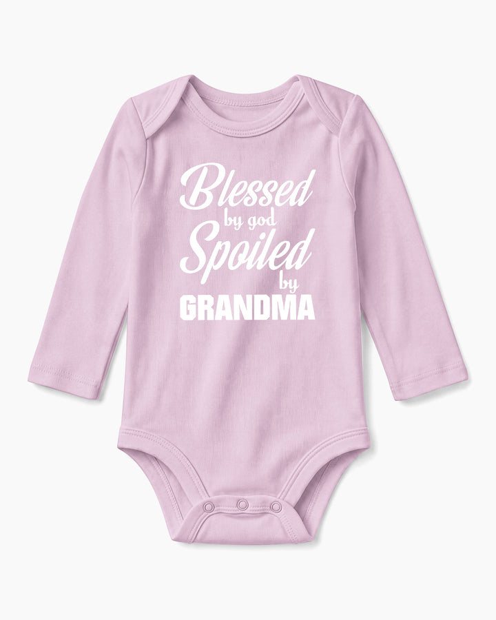 Blessed By God, Spoiled By Grandma Bamboo Bodysuit