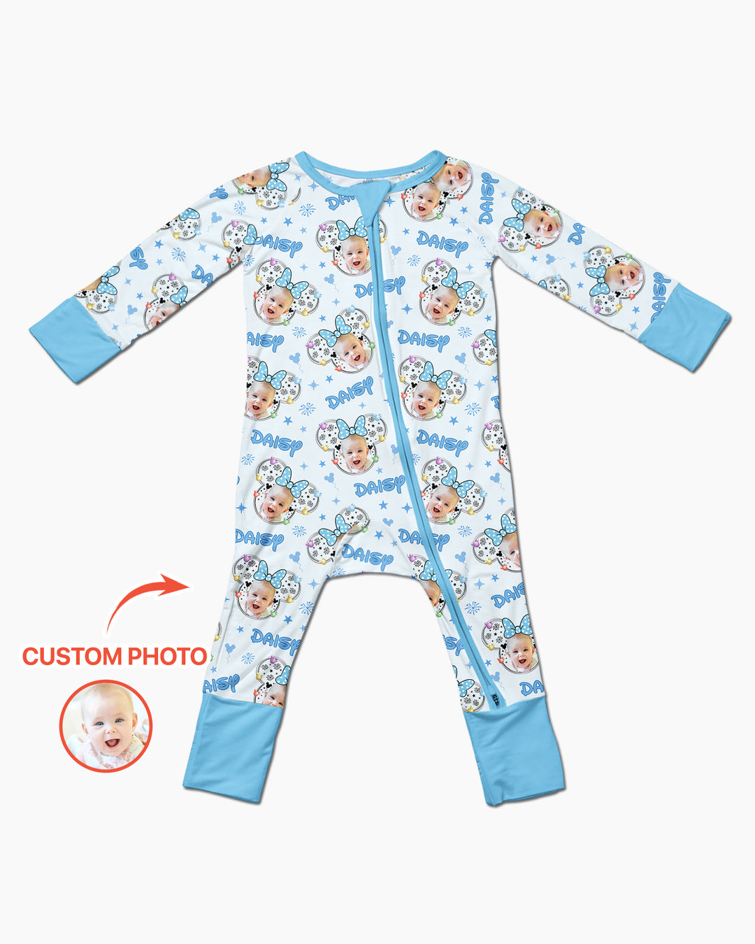Custom Photo Little Princess Bamboo Convertible Zippy