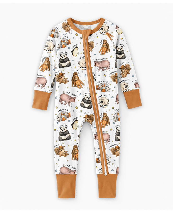 Cute Viral Animals Bamboo Convertible Zippy