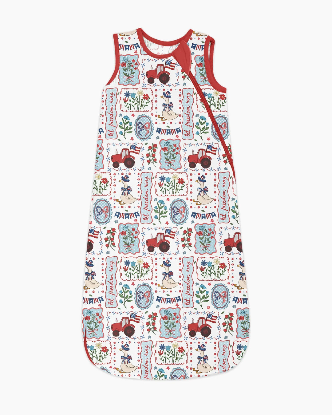 Patriotic USA Silly Goose Family Matching Bamboo Sleep Bag
