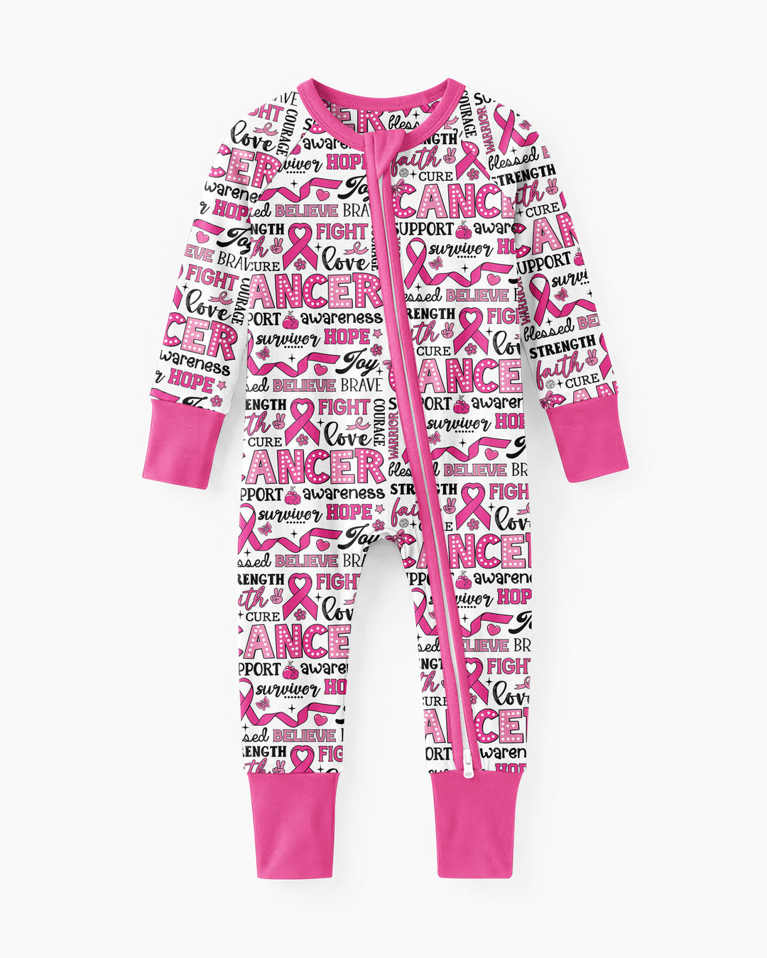 Strength in Pink Bamboo Convertible Zippy