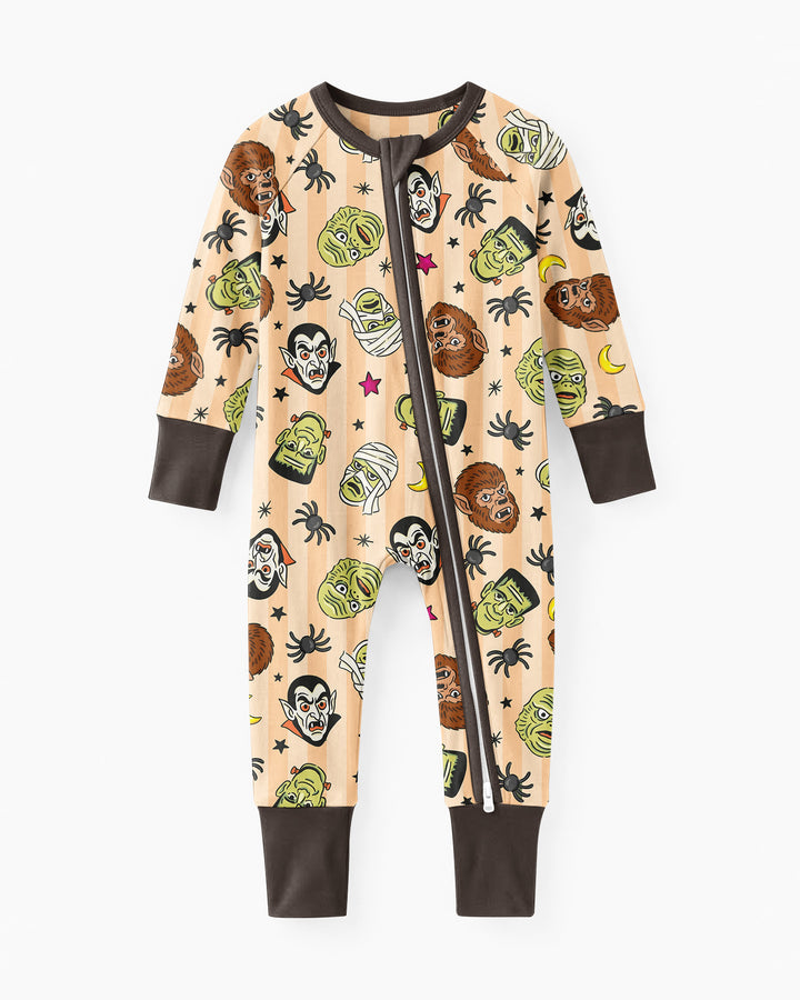 Creepy Crew Family Matching Bamboo Convertible Zippy