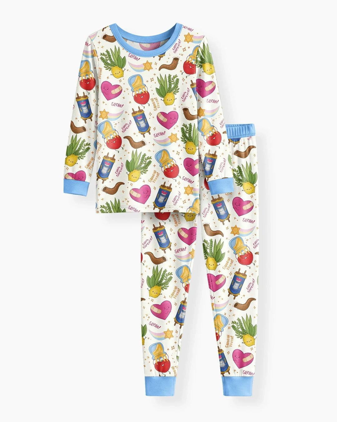 Conjunto de pijama de dos piezas de bambú de manga larga