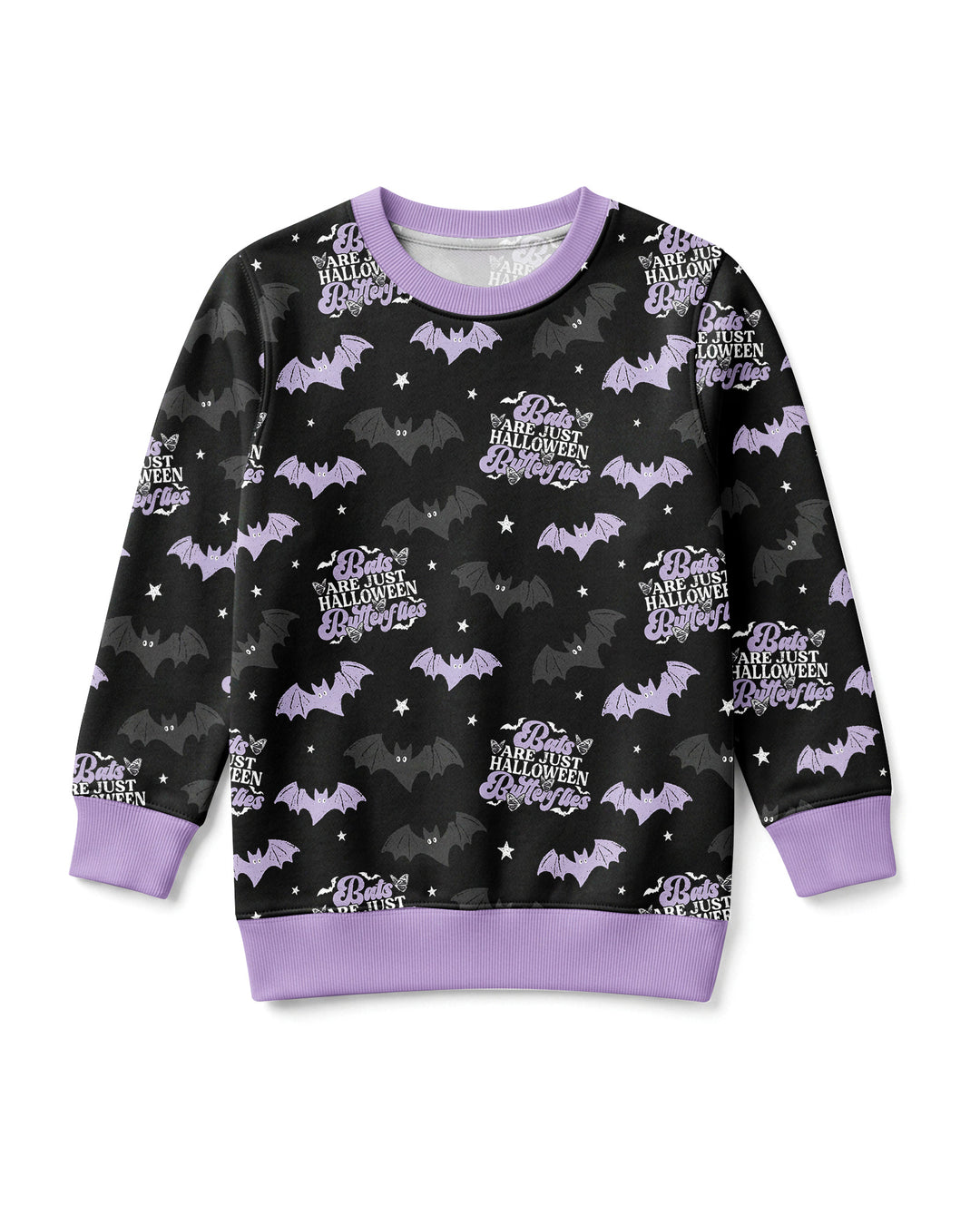 Halloween Butterflies Bamboo Crewneck Sweatshirt