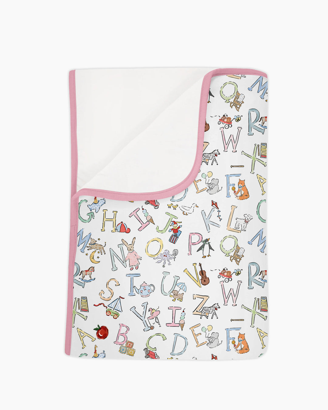 ABC Whimsy Bamboo Blanket