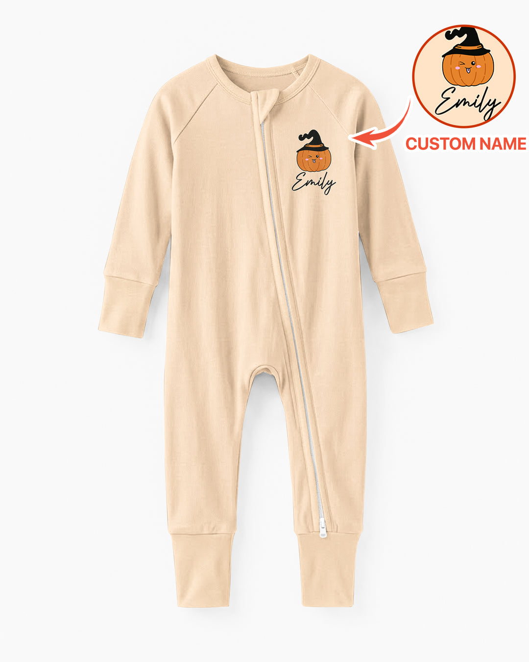 Personalized My First Halloween Ghost Bamboo Convertible Zippy