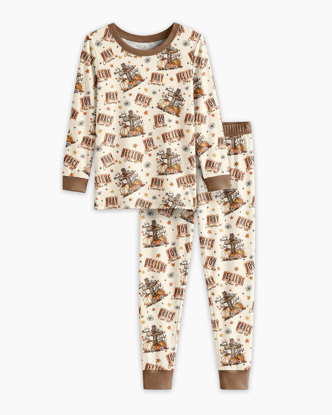 Conjunto de pijama de dos piezas de bambú con mangas largas, plantilla PERSONALIZADA