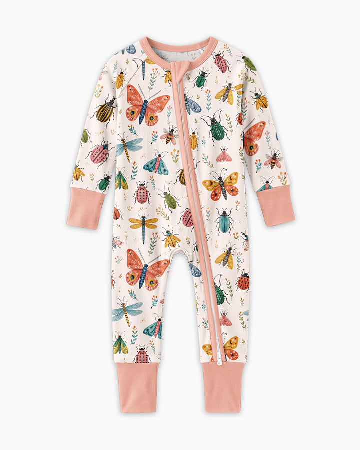Folk Art Insects Bamboo Convertible Zippy