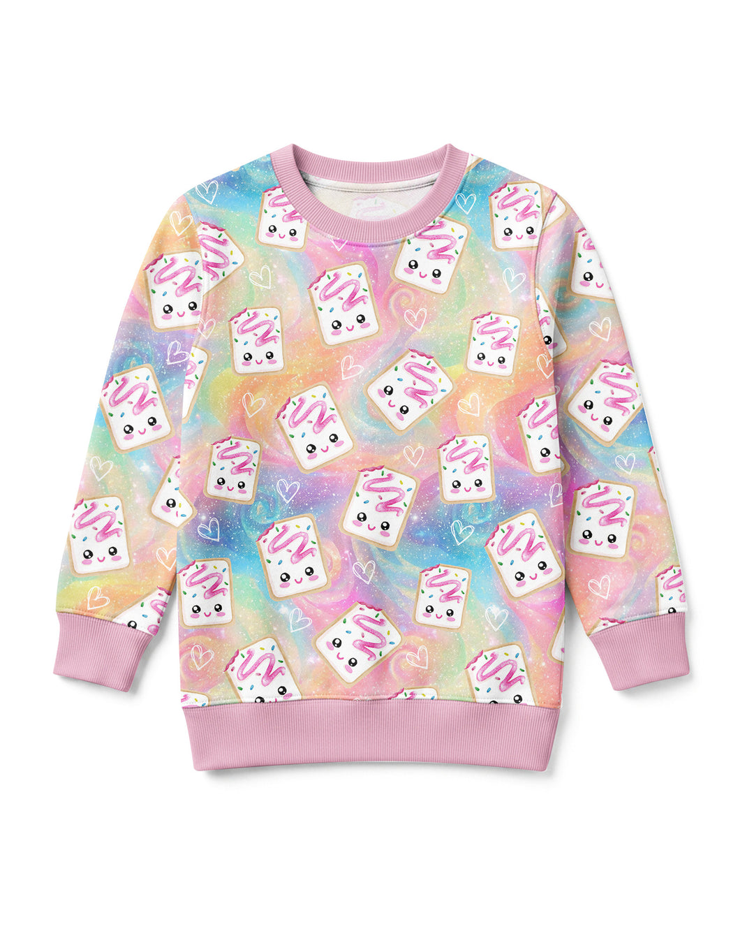 Kawaii Sprinkle Pastry Bamboo Crewneck Sweatshirt