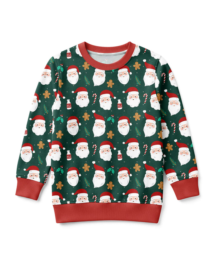 Christmas Sweet Santa Bamboo Crewneck Sweatshirt