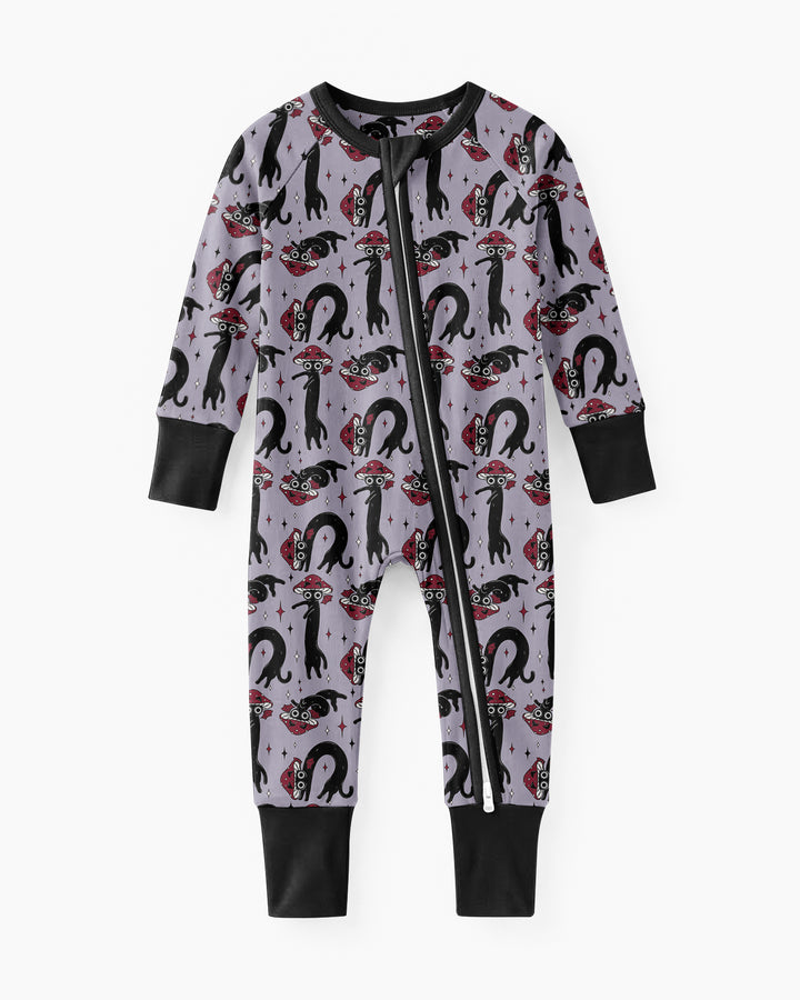 Mushroom Cat Mischief Bamboo Convertible Zippy