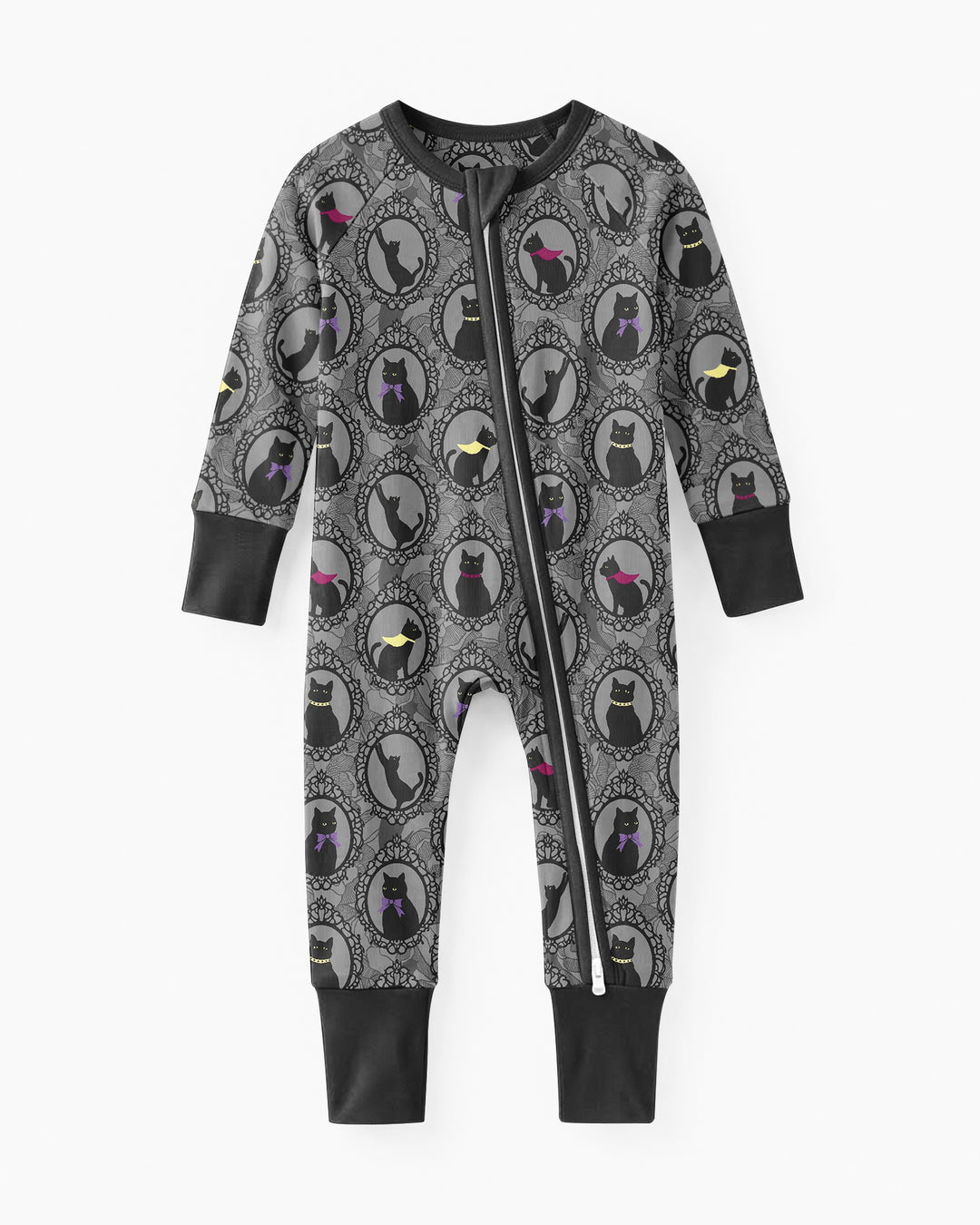 Midnight Cat Parade Bamboo Convertible Zippy