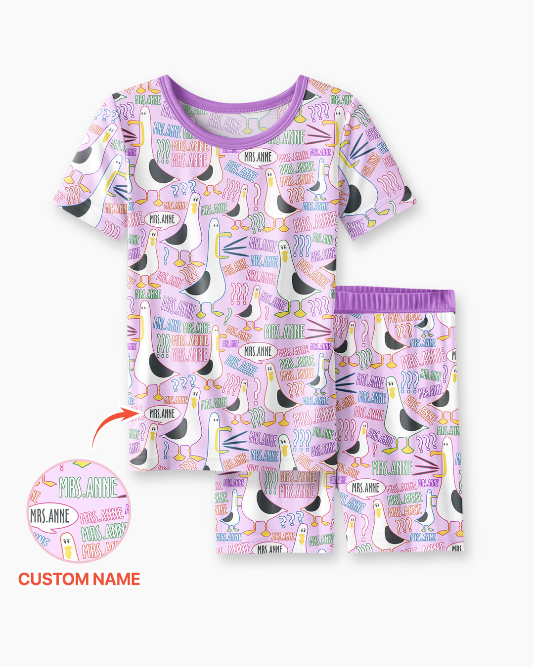 Conjunto de Pijama de Dos Piezas de Bambú con Mangas Cortas y Pantalones Cortos