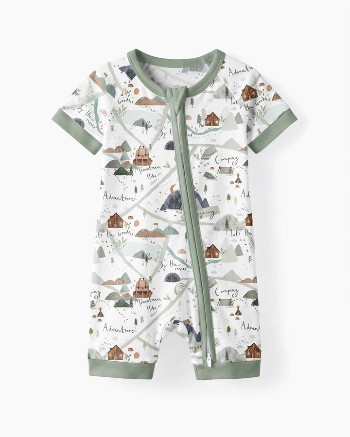 Camping Route Map Bamboo Shorty Zippy