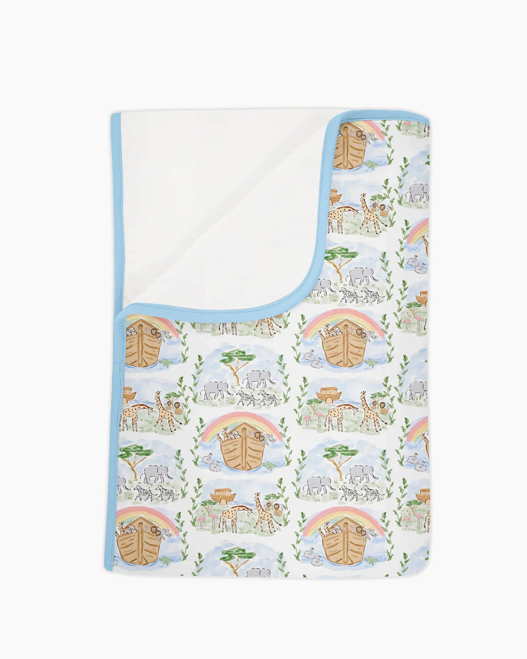 Noah And The Ark Bamboo Blanket