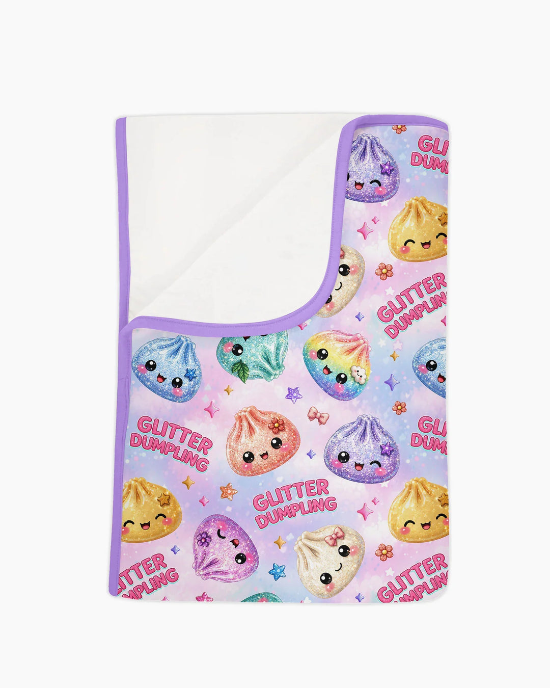 Glitter Dumpling Bamboo Blanket
