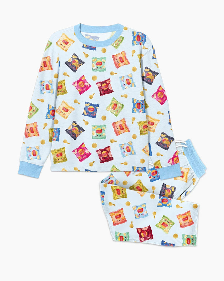Potato Chips Bamboo Men's Pajama Set
