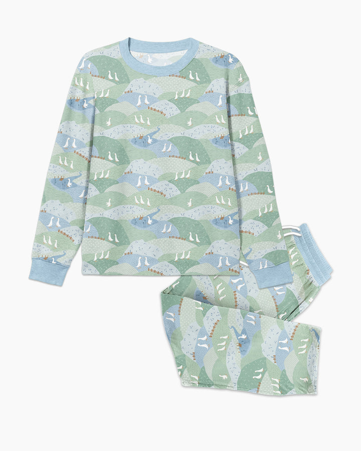 plantilla Conjunto de Pijama de Bambú para Hombre