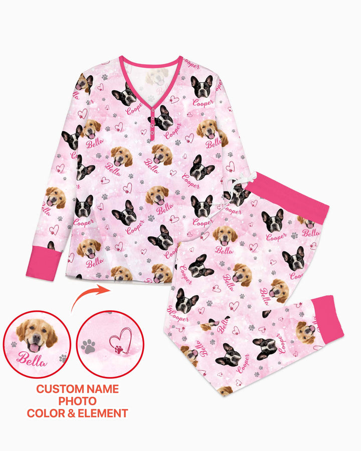 Personalized Family Matching Bamboo Women Pajama Set