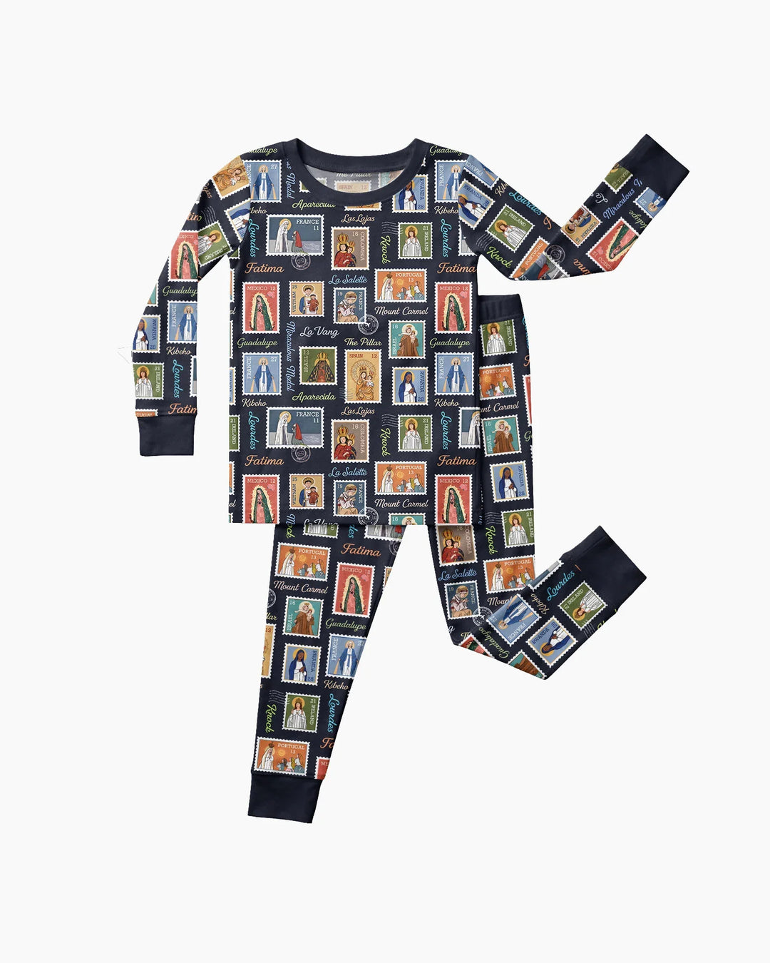 Our Lady, Around the World Bamboo Two Piece Long Sleeve Pajama Set