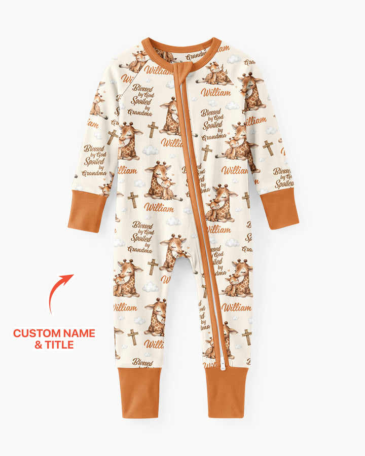 Gerippte Babykleidung mit individuellem Foto - Weich &amp; Skizzenhaft