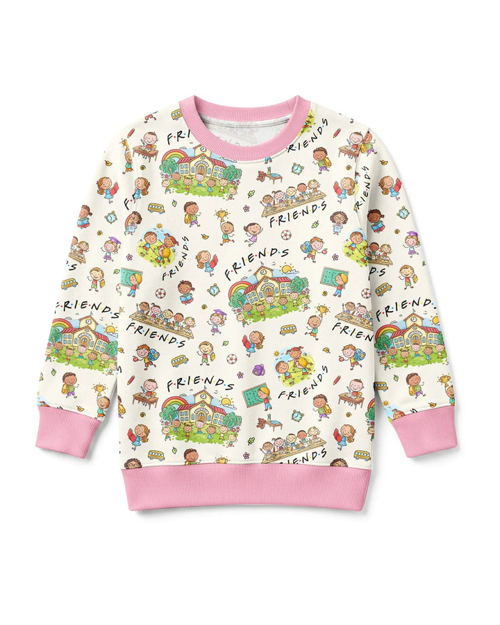 School Friends Forever Bamboo Crewneck Sweatshirt