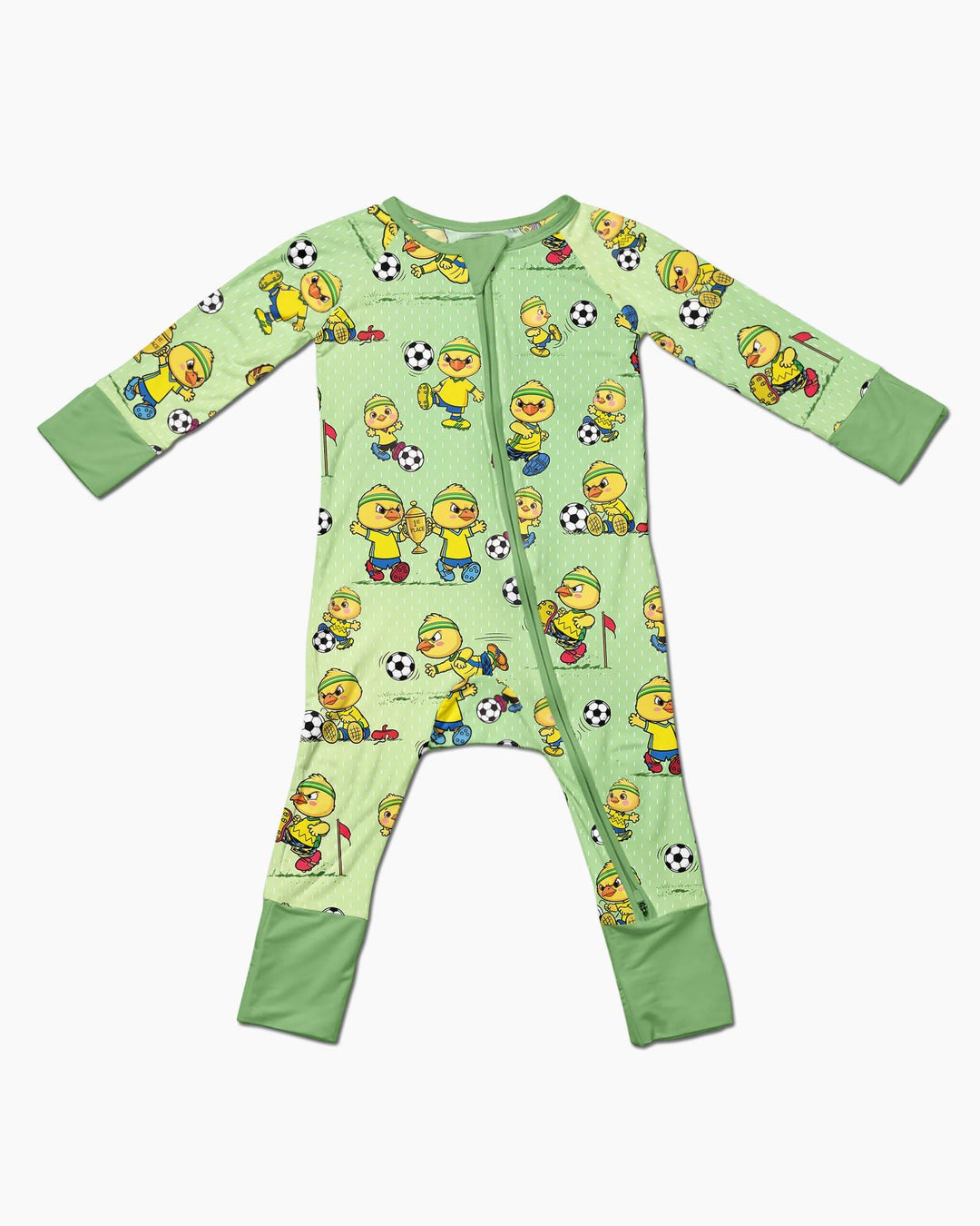 Brasil Soccer Fan Family Matching Bamboo Convertible Zippy