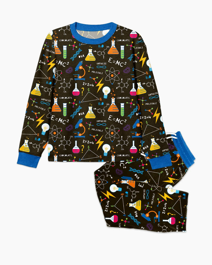 Science Explorer Family Matching Bamboo Men's Pajama Set
